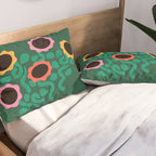 Colorful Abstract Sunflowers Pillow Sham Gallery Image 2