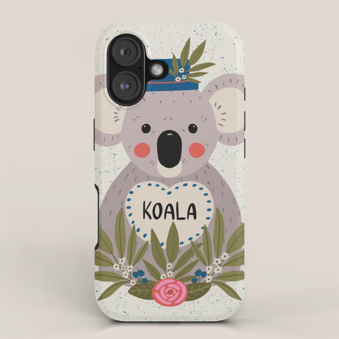 Koala with hat  iPhone Case Gallery Image 1