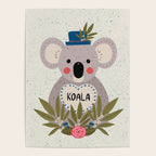 Koala with hat  Poster Gallery Image 4