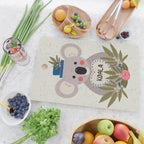 Koala with hat  Cutting Board Gallery Image 2
