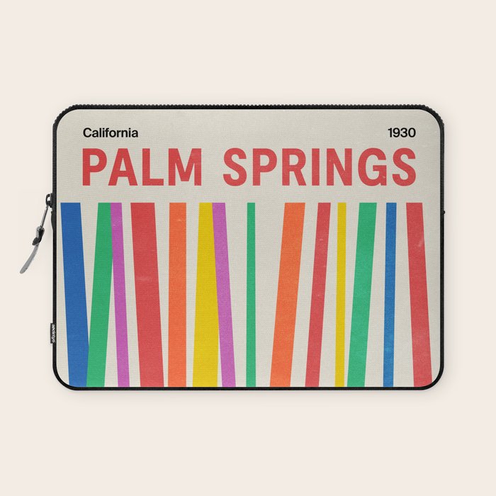 Palm Springs 1930: Retro Mid-Century Edition  Laptop Sleeve Gallery Image 1