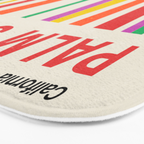 Palm Springs 1930: Retro Mid-Century Edition  Bath Mat Gallery Image 3