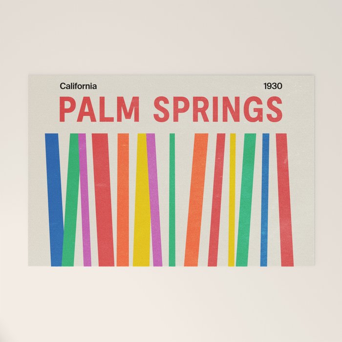 Palm Springs 1930: Retro Mid-Century Edition  Welcome Mat Gallery Image 1
