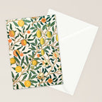 Lemon tree pattern vintage William Morris print Stationery Card Gallery Image 2