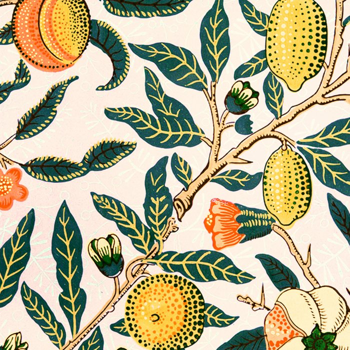 Lemon tree pattern vintage William Morris print Coffee Mug Gallery Image 2