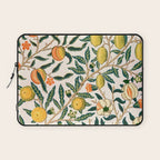 Lemon tree pattern vintage William Morris print Laptop Sleeve Gallery Image 1