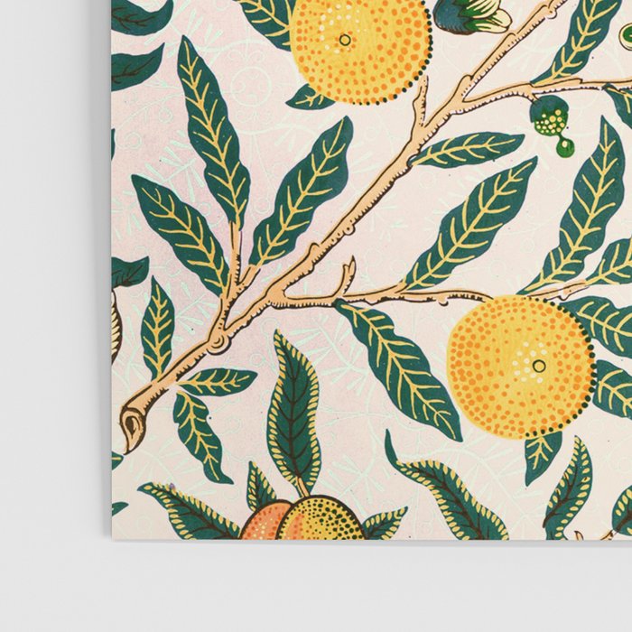Lemon tree pattern vintage William Morris print Poster Gallery Image 3
