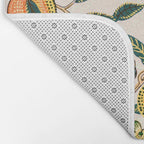 Lemon tree pattern vintage William Morris print Bath Mat Gallery Image 2