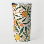 Lemon tree pattern vintage William Morris print Travel Mug Gallery Image 3