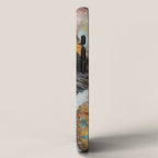 Gustav Klimt Style Calico Cat with Elegant Designer Jacket iPhone Case Gallery Image 2