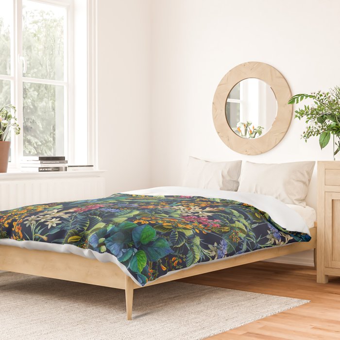 Blue Night Garden Duvet Cover Gallery Image 2