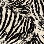 Elegant Zebra Stripes Modern Abstract Animal Pattern in Black and Beige Coffee Mug Gallery Image 2