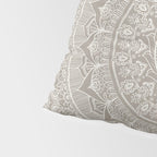 Mandala - Taupe Pillow Sham Gallery Image 4