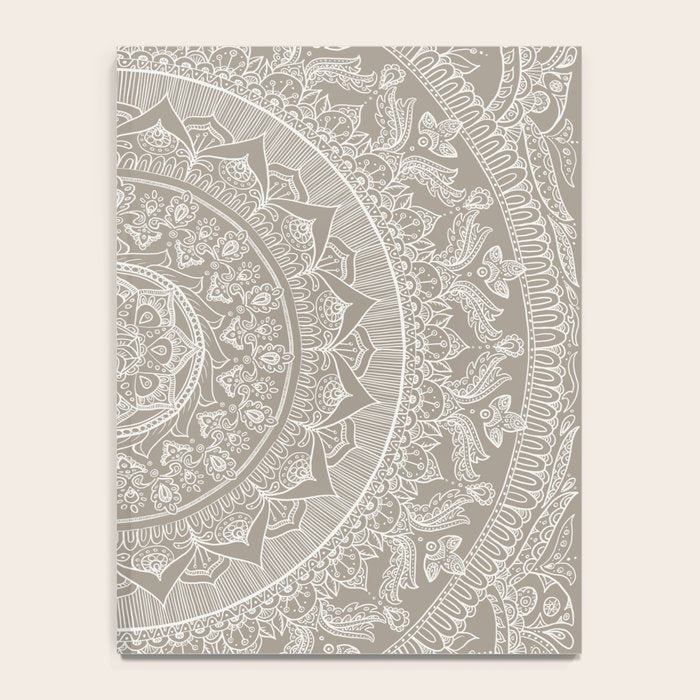Mandala - Taupe Notebook Gallery Image 4