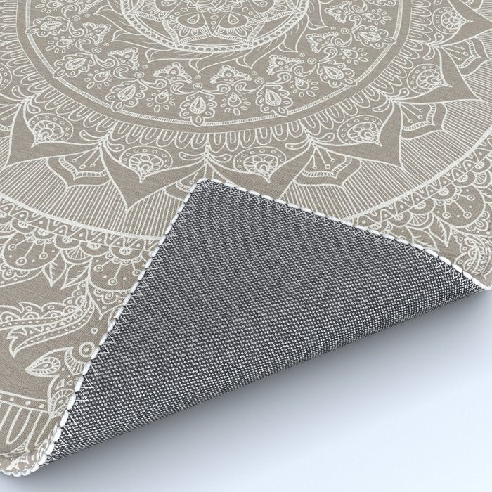 Mandala - Taupe Rug Gallery Image 4