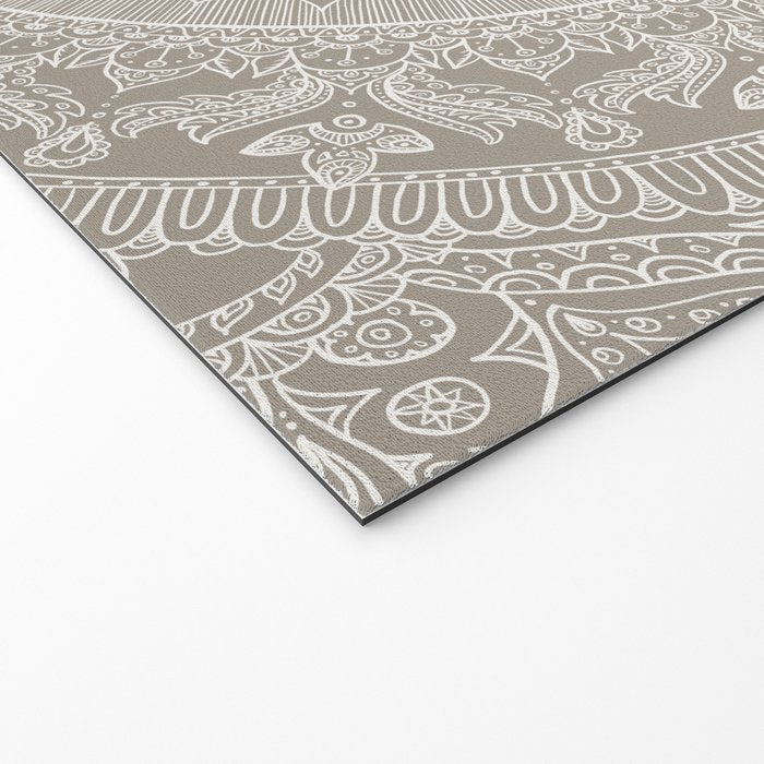 Mandala - Taupe Welcome Mat Gallery Image 2