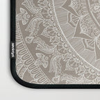 Mandala - Taupe Laptop Sleeve Gallery Image 3