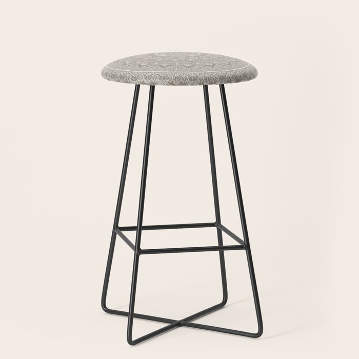 Mandala - Taupe Stool Gallery Image 1