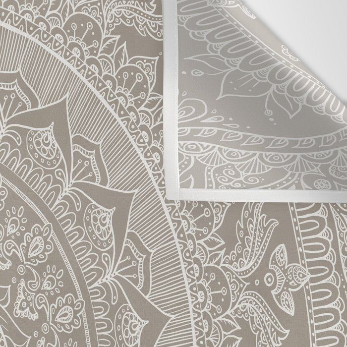 Mandala - Taupe Wall Tapestry Gallery Image 3