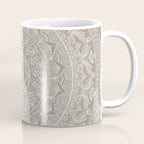 Mandala - Taupe Coffee Mug Gallery Image 1