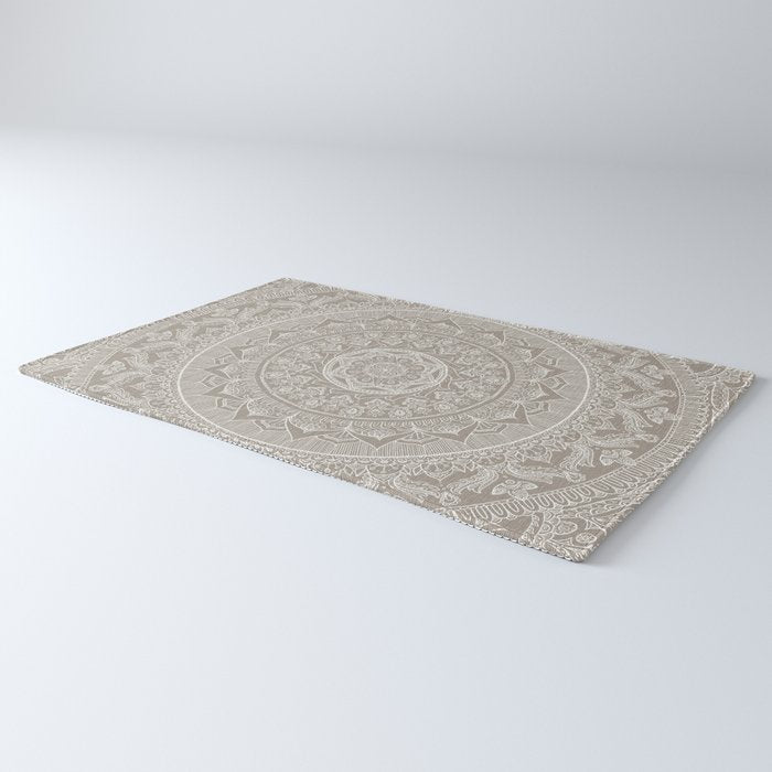 Mandala - Taupe Rug Gallery Image 3