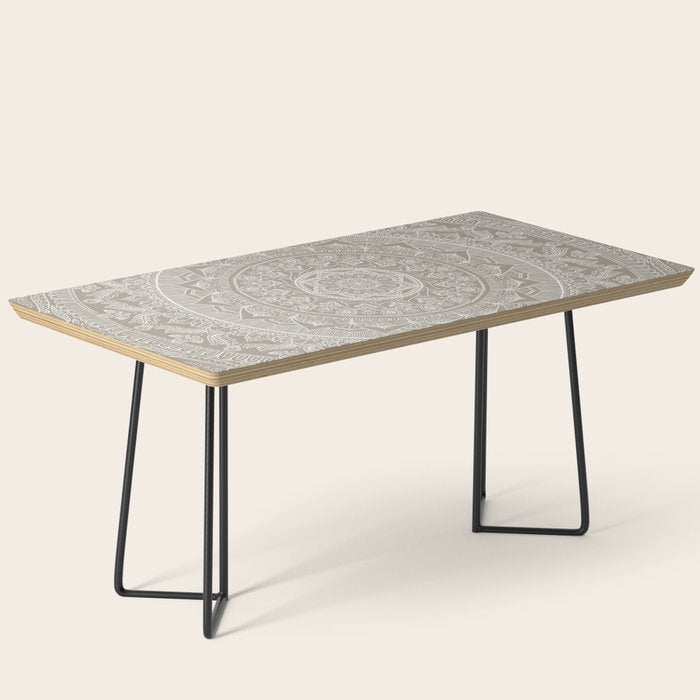 Mandala - Taupe Coffee Table Gallery Image 1
