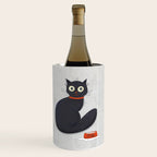 Black Silly Cat  Wine Chiller Gallery Image 1