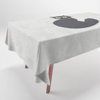 Black Silly Cat  Tablecloth Gallery Image 1
