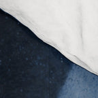 Dusty Blue Ink Swirl - Moody Indigo Wash Comforter Gallery Image 4