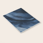 Dusty Blue Ink Swirl - Moody Indigo Wash Notebook Gallery Image 3