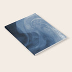 Dusty Blue Ink Swirl - Moody Indigo Wash Notebook Gallery Image 2