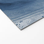 Dusty Blue Ink Swirl - Moody Indigo Wash Welcome Mat Gallery Image 2