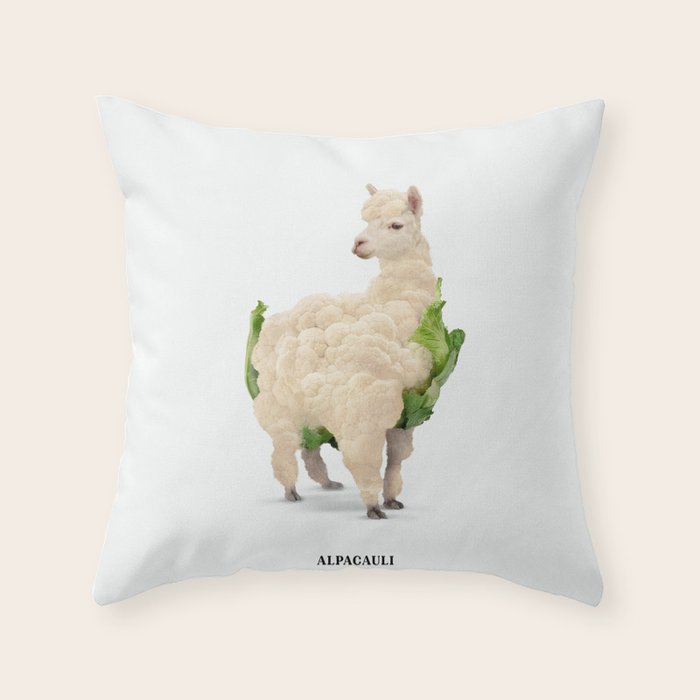 Alpacauli Throw Pillow Gallery Image 1