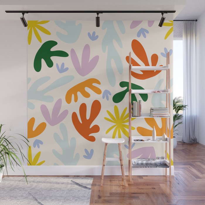 Rainbow Matisse Pattern Wall Mural Gallery Image 1