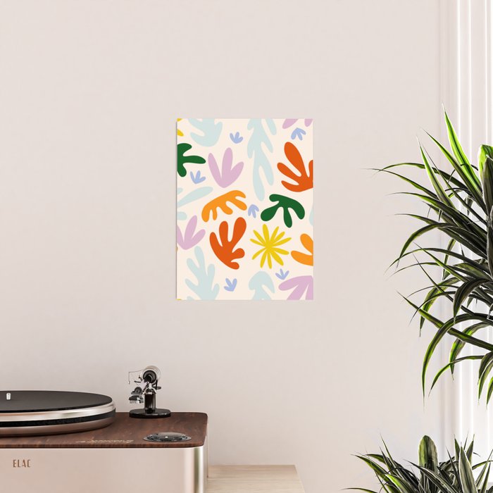 Rainbow Matisse Pattern Poster Gallery Image 2