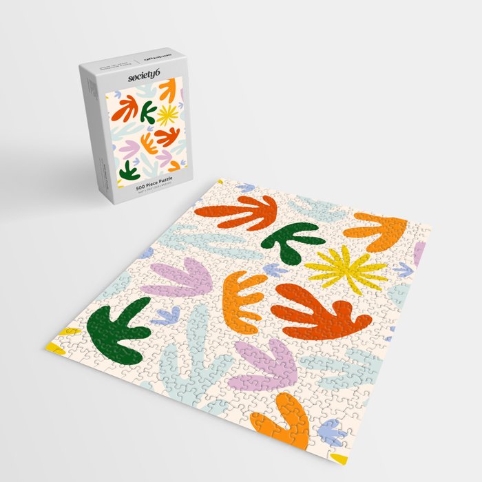 Rainbow Matisse Pattern Jigsaw Puzzle Gallery Image 2