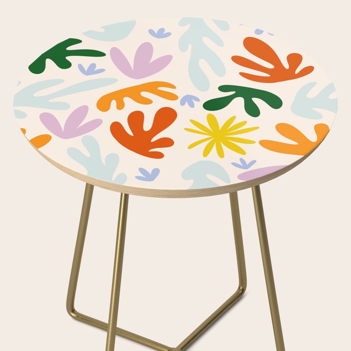 Rainbow Matisse Pattern Side Table Gallery Image 2