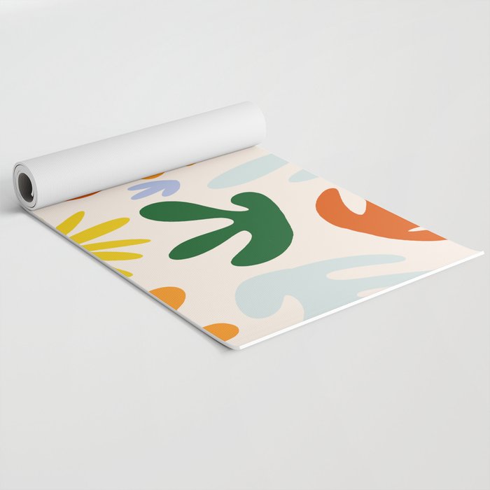 Rainbow Matisse Pattern Yoga Mat Gallery Image 2