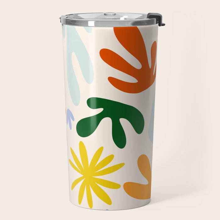 Rainbow Matisse Pattern Travel Mug Gallery Image 2