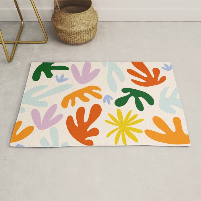 Rainbow Matisse Pattern Rug Gallery Image 1