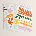 Rainbow Matisse Pattern Wrapping Paper Gallery Image 3