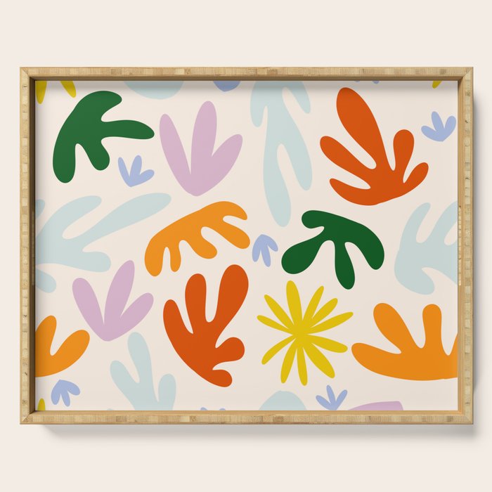 Rainbow Matisse Pattern Serving Tray Gallery Image 1