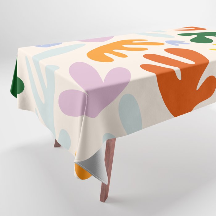 Rainbow Matisse Pattern Tablecloth Gallery Image 1