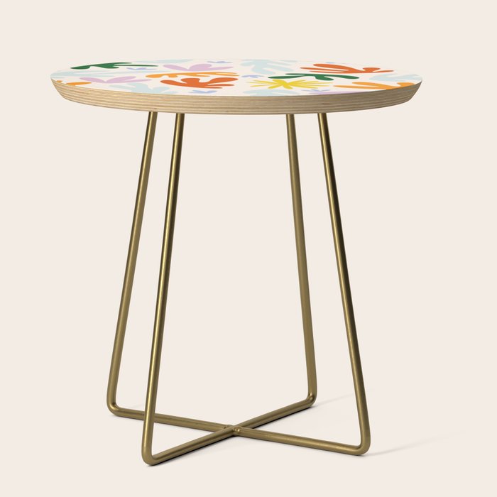 Rainbow Matisse Pattern Side Table Gallery Image 1