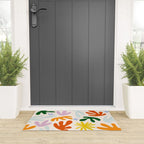 Rainbow Matisse Pattern Welcome Mat Gallery Image 3