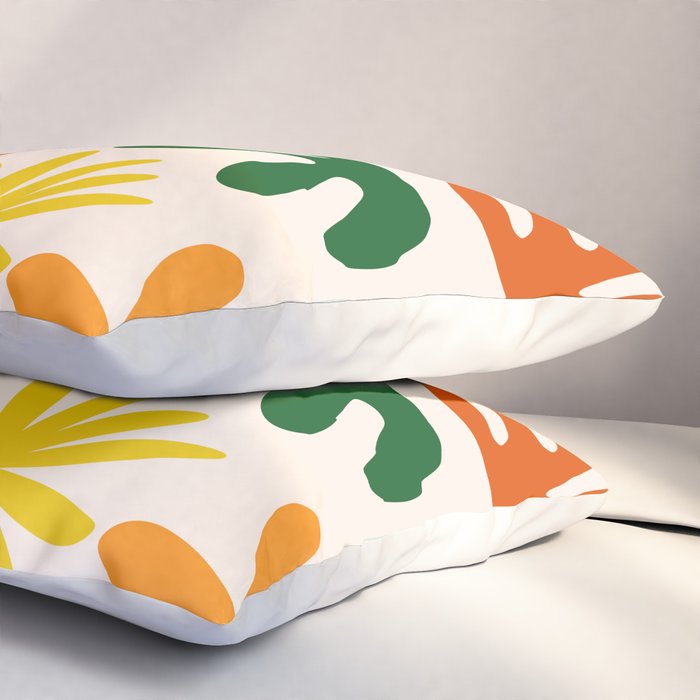 Rainbow Matisse Pattern Pillow Sham Gallery Image 3