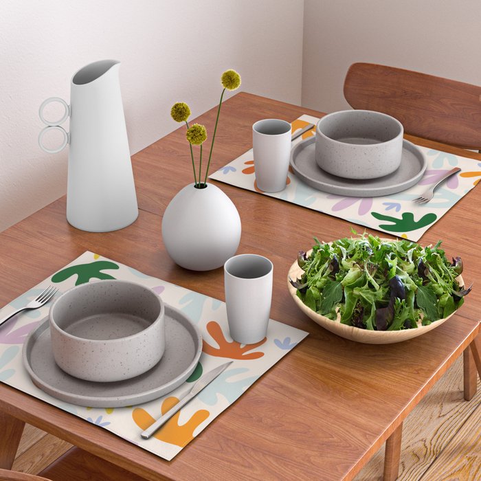 Rainbow Matisse Pattern Placemat Gallery Image 2