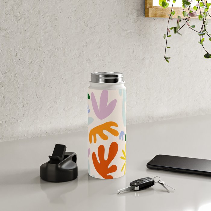 Rainbow Matisse Pattern Water Bottle Gallery Image 5