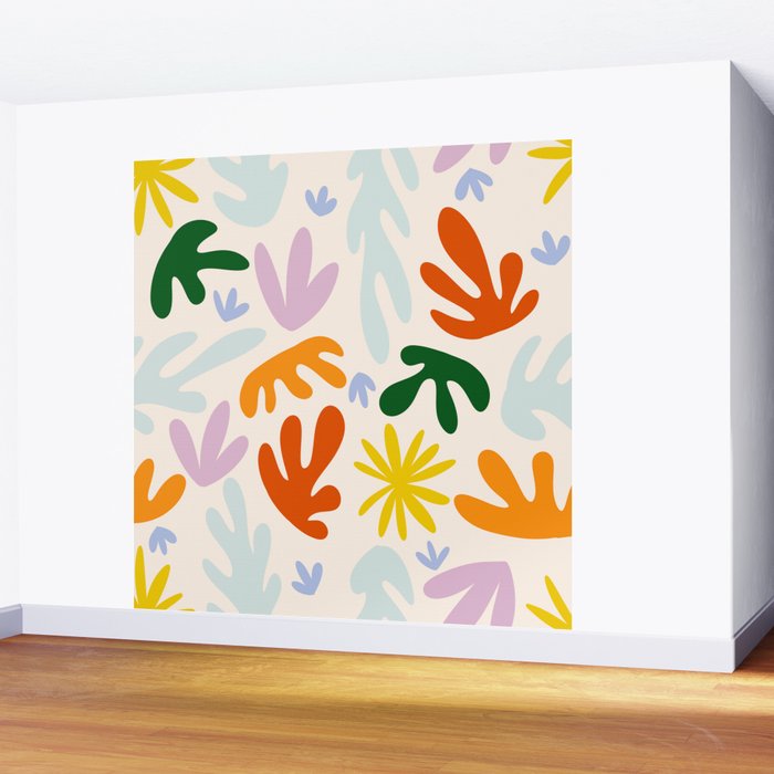 Rainbow Matisse Pattern Wall Mural Gallery Image 2