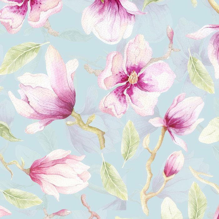 Hygge Hand Painted Watercolor Magnolia Blossoms Coffee Mug Gallery Image 2